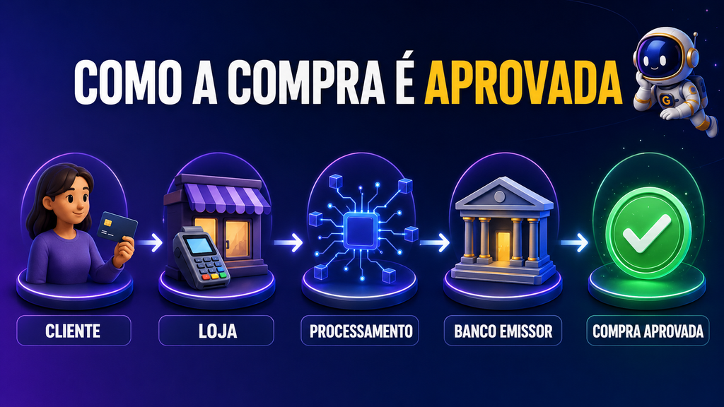 Como funciona uma compra feita com cartão de crédito